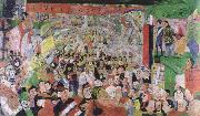 James Ensor christ s triumphant entry into brussels in 1889 oil